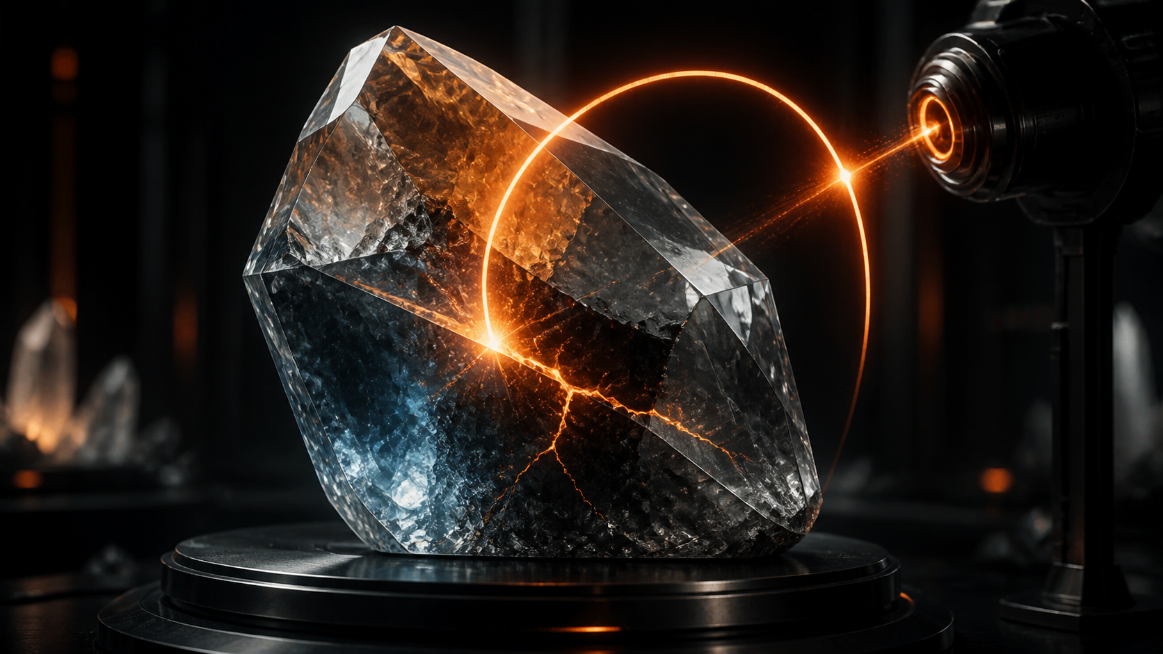 A many-faceted sentiment crystal examined by an orange risk scanner