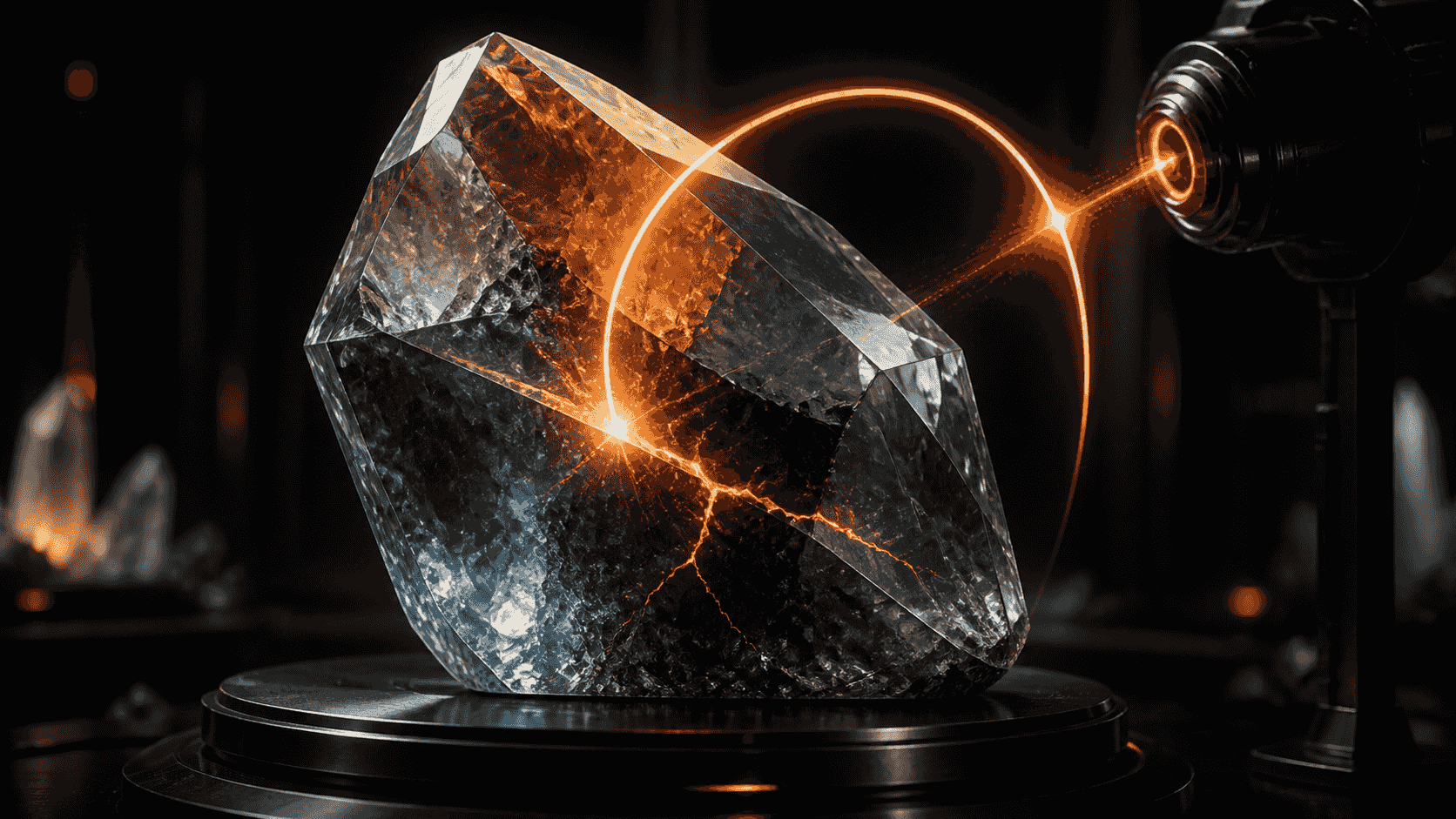A many-faceted sentiment crystal examined by an orange risk scanner