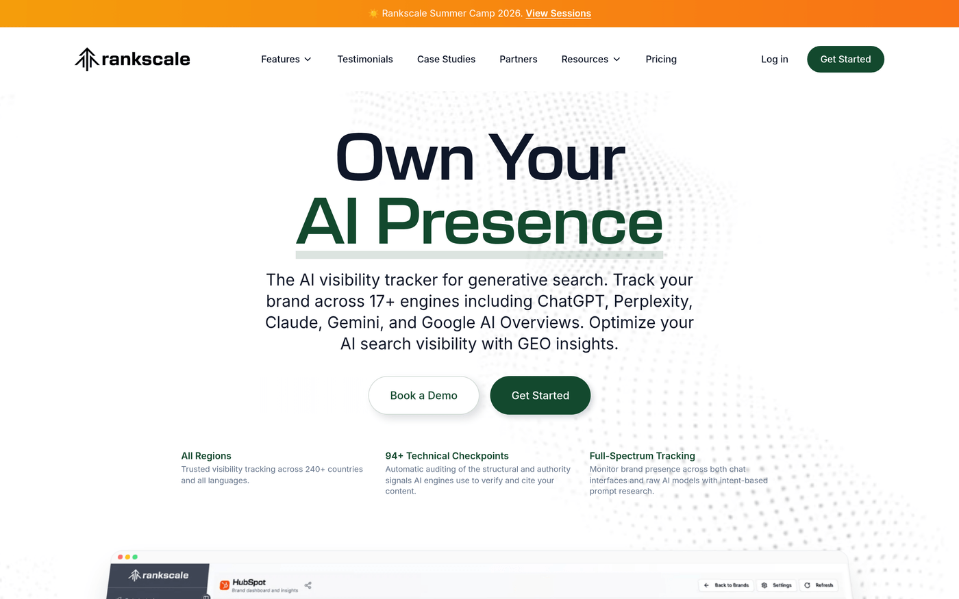 Rankscale homepage