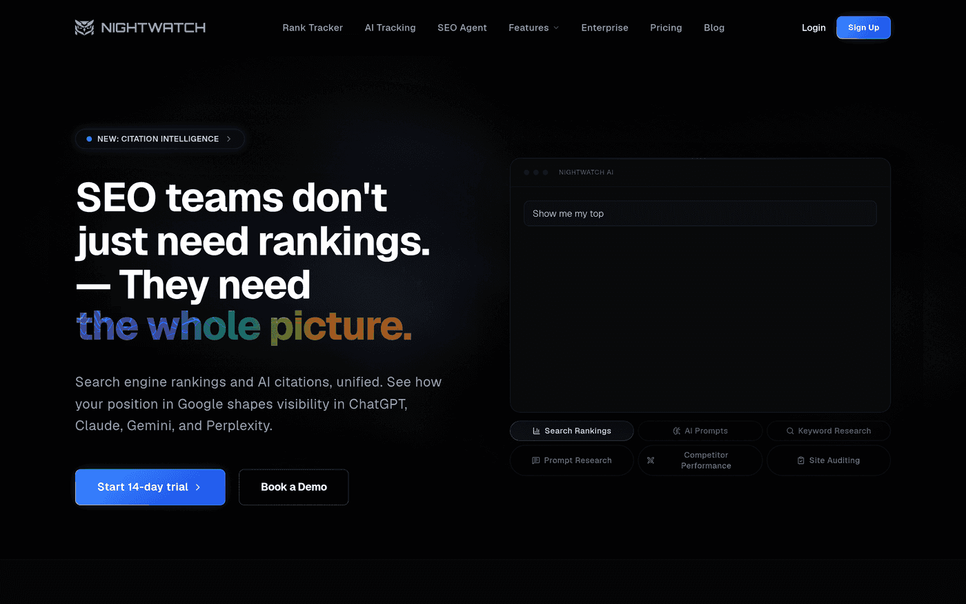 Nightwatch homepage